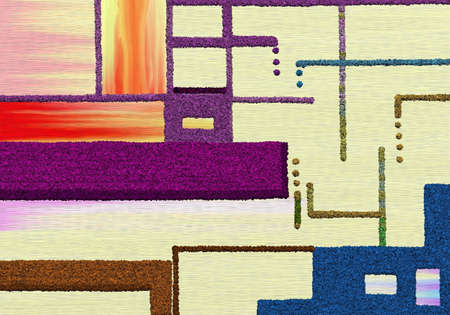 Digital Abstract Colorful Art Background.