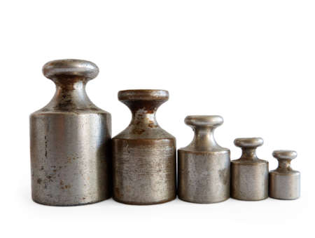 Balance weight over whiteの写真素材