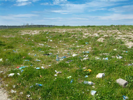 Pollution of the environmentの写真素材