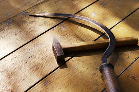 Sickle and hammerの写真素材