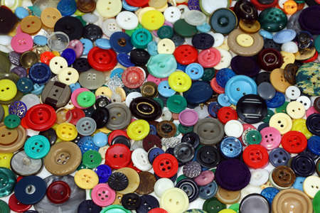 Vintage buttons as colors background