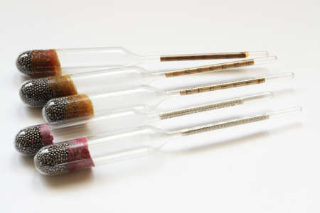 Some glass densimeters 