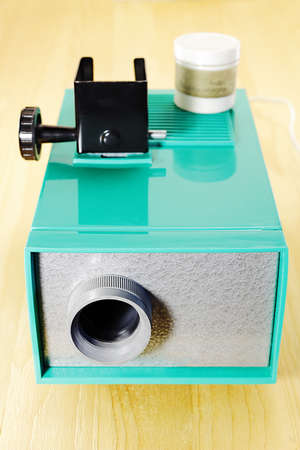 Old film projection apparatus  \"FD-2\" - products of mass production in the USSR, 1980sの写真素材