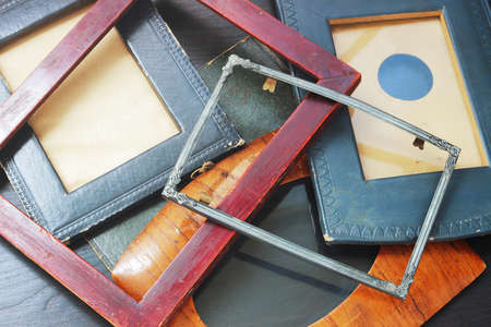 Vintage photo framesの写真素材