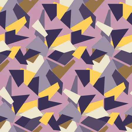 Seamless pattern background with different geometric shapesのイラスト素材
