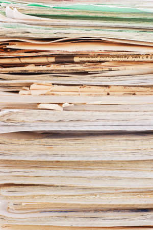 Pile of old writing-pads