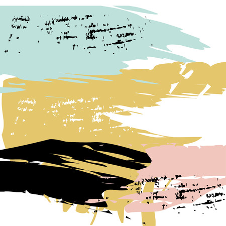 Creative hand drawn textures. Trendy Graphic Design. Vector. Contemporary art.のイラスト素材