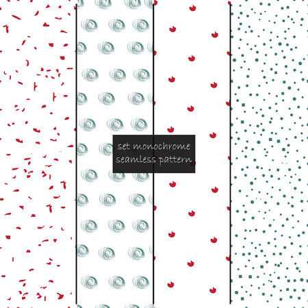 Collection of swatches memphis patterns - seamless. Festive textures.のイラスト素材