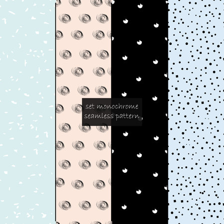 Collection of swatches memphis patterns - fresh pastel. Festive textures.のイラスト素材