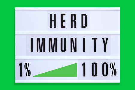 Increasing herd immunity illustrationの写真素材