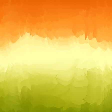 Abstract blurred background of yellow, orange and green colors. 
Excellent as a background for the production of any printed product, advertising, or other design.のイラスト素材
