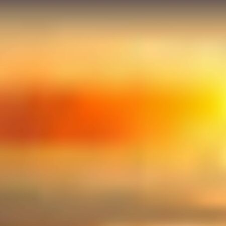 Abstract yellowish orange blurred background, sunset sky. Excellent as a background for the production of any printed product, advertising, or other design.のイラスト素材