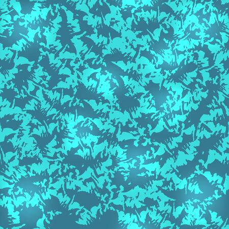Seamless pattern in turquoise colors, twisted and dyed fabric, degrade. Great for decorating fabrics, textiles, gift wrapping design, any printed materials, advertising, or other design.のイラスト素材