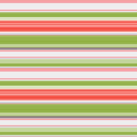 Seamless pattern in orange-green, white and gray horizontal stripes pattern, stripes of different widths, vector. Great for decorating fabrics, textiles, gift wrapping, printed materials, advertising.のイラスト素材