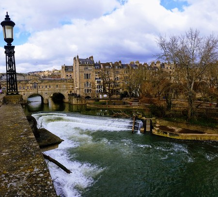 River in Bath, United Kingdomのeditorial素材