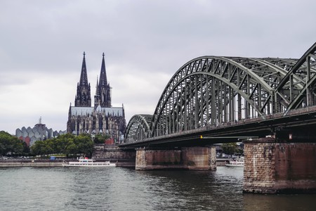 Hohenzollern Bridge, Cologneの写真素材