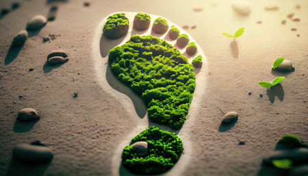 Lower CO2 emissions with efficient home and appliances. Green eco-friendly business. Promote low consumption and efficient products to reduce carbon footprint.の素材