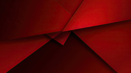abstract. Shape envelope, letter. Dark red modern background for design. geometric shape. Triangles, diagonal lines. Gradient. symbol. Message, mail, connection, communication conceptの素材
