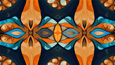 Modern exotic ethnic print. Paisley collage contemporary seamless pattern.