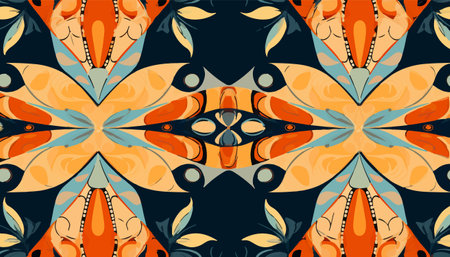 Modern exotic ethnic print. Paisley collage contemporary seamless pattern.