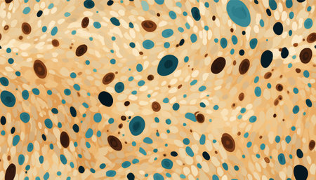 Artistic abstract dynamic dots pattern. Trendy minimal vector template for design.のイラスト素材