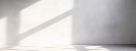 Minimal abstract background for product presentation. Shadow on beige plaster wallの素材