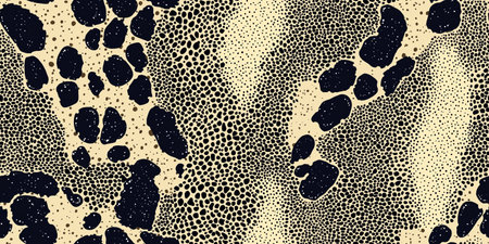 Seamless Vector pattern Snake skin texture background, Snake skin print repeating background, Snake skin textile pattern.のイラスト素材