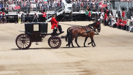 LONDON, UK- JUNE 8 2013: Major General's review for Trooping the Colorのeditorial素材
