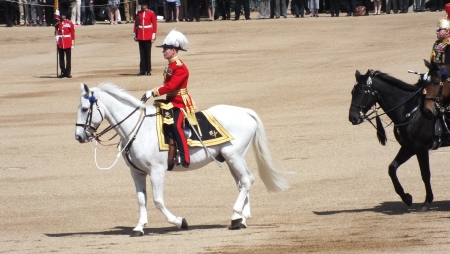 LONDON, UK- JUNE 8 2013: Major General's review for Trooping the Colorのeditorial素材