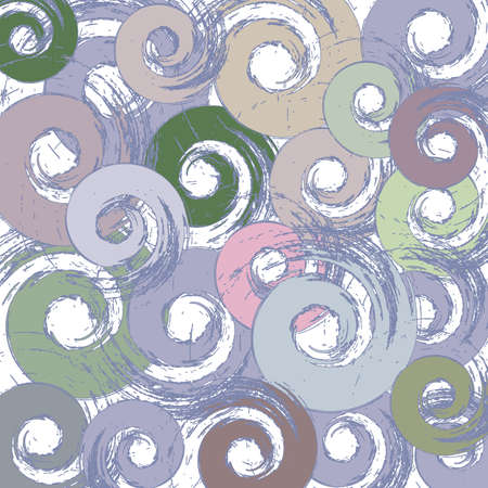 Abstract background of colorful swirlsのイラスト素材