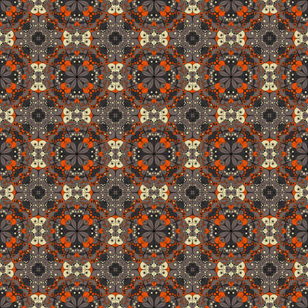 Vector seamless  Colorful ethnic pattern  Arabesque style