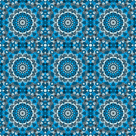 Vector seamless pattern. Colorful ethnic ornament. Arabesque style