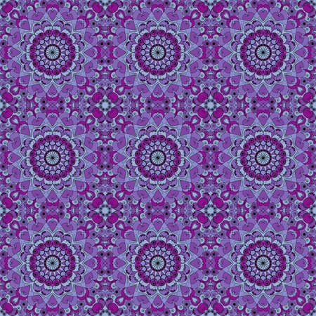 Vector seamless pattern. Colorful ethnic ornament. Arabesque style
