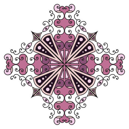 Colorful ethnic pattern element for designのイラスト素材