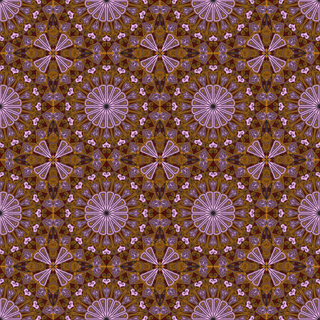 Vector seamless pattern. Colorful ethnic ornament. Arabesque style