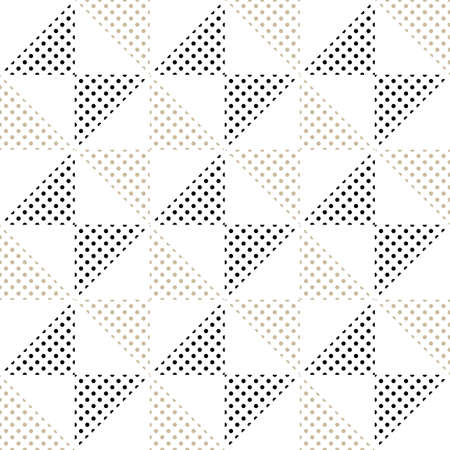Vector seamless pattern. Abstract background in geometric style