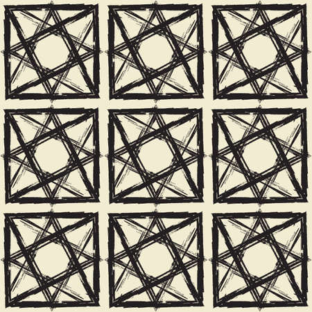 Vector seamless pattern. Abstract background in grunge styleのイラスト素材