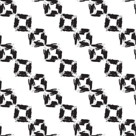 Vector seamless pattern. Abstract background in grunge style