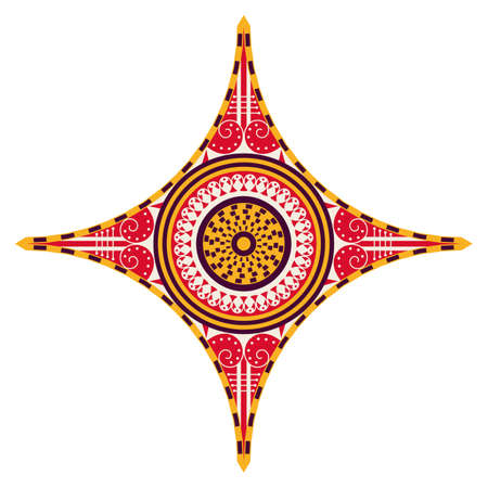 Colorful ethnic pattern. Vector element for designのイラスト素材
