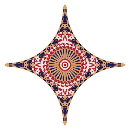 Colorful ethnic pattern. Vector element for designのイラスト素材