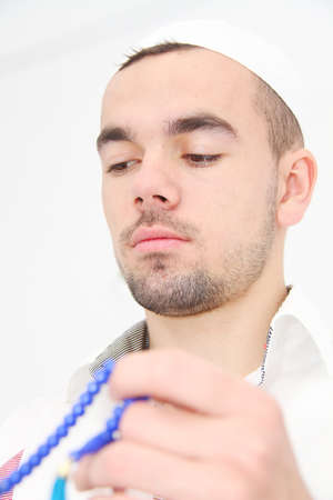 Muslim Man Is Prayingの写真素材