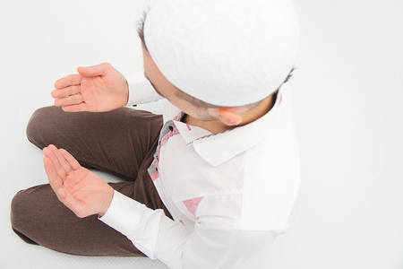 Muslim Man Is Prayingの写真素材