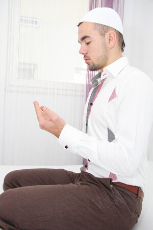 Muslim Man Is Prayingの写真素材
