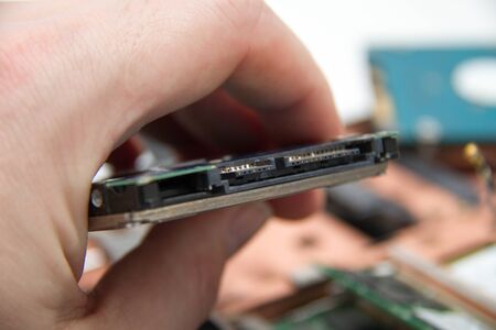 Professional laptop repairの写真素材