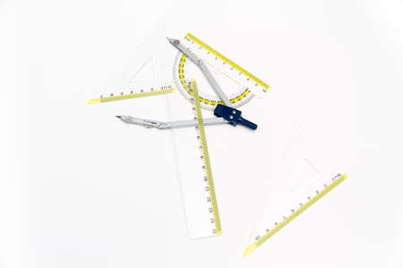 Photo of the Collection of school suppliesの写真素材