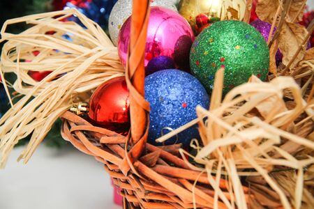 Photo of the Christmas decorations and giftsの写真素材