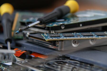 Photo of the Professional laptop repairの写真素材