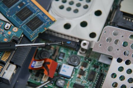 Photo of the Professional laptop repairの写真素材