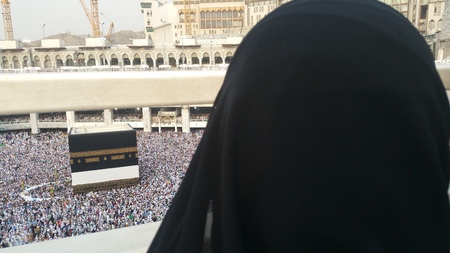 MECCA, SAUDI ARABIA, September 2016 - Muslim pilgrims from all over the world gathered to perform...