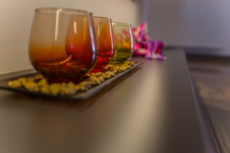 Interior of the beautiful  luxury villaの写真素材